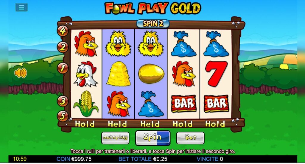 fowl play gold 