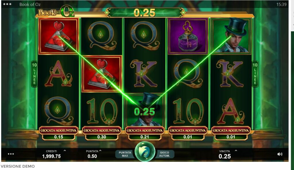 book of oz recensione slot