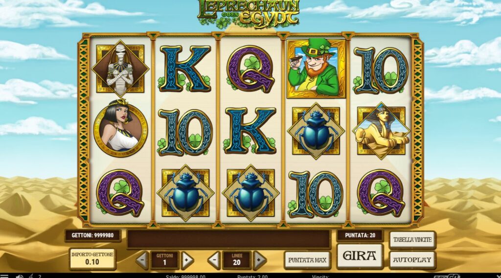 leprechaun goes egypt recensione slot